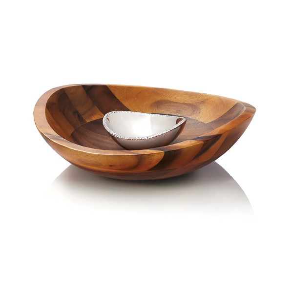 Nambe Braid Chip &amp; Dip