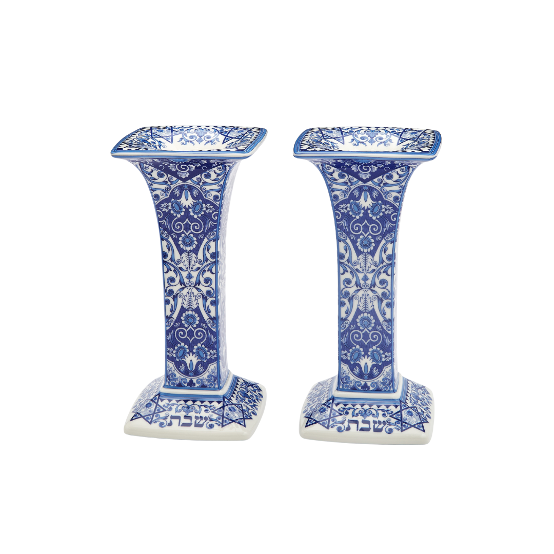 Spode Sabbath Candleholders Set of 2