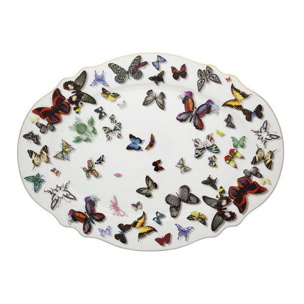 Christian Lacroix Butterfly Parade Large Oval Platter