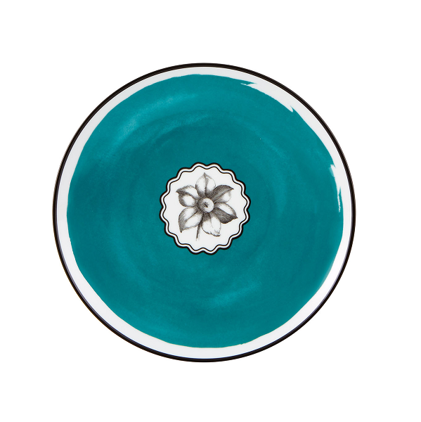 Peacock Herbariae Dessert Plate