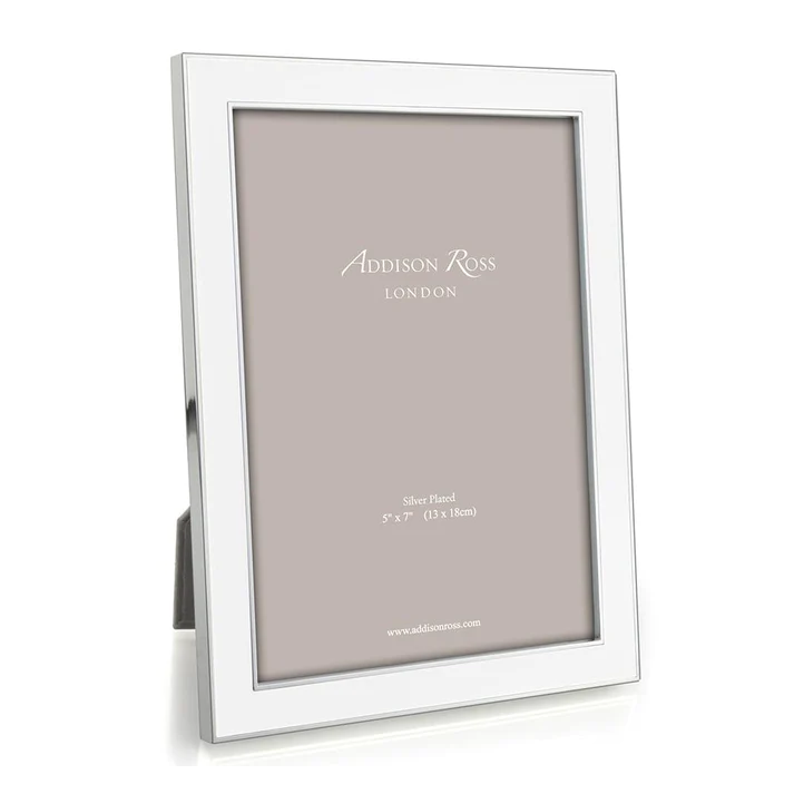 Addison Ross 5x7 White Enamel Frame