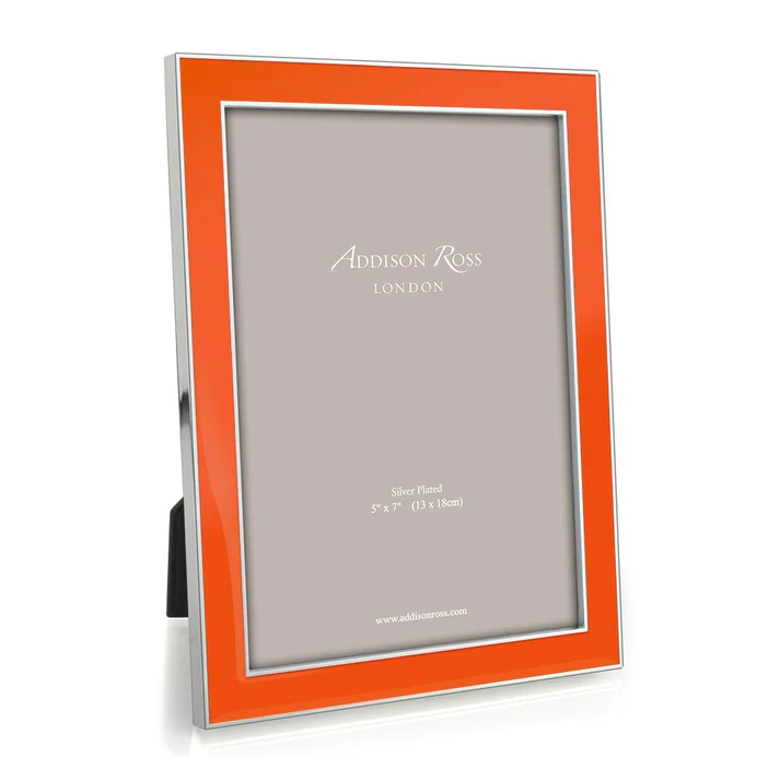 Addison Ross 5x7 Orange Enamel Frame