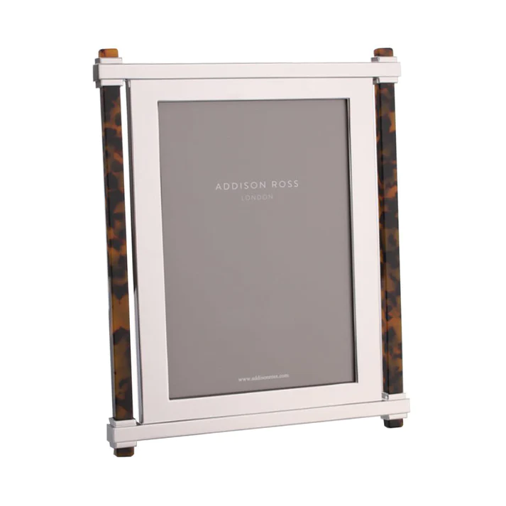 Addison Ross 5x7 Tortoise & Silver Pillar Frame