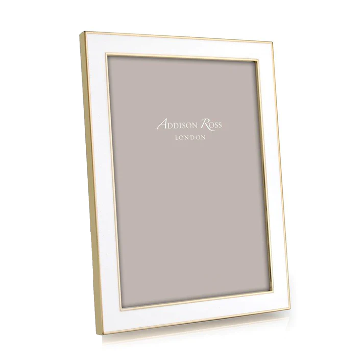 Addison Ross 4x6 White & Gold Frame