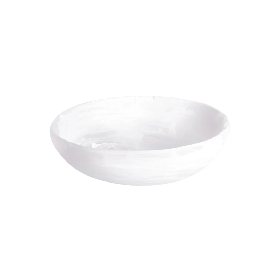 Classic White Swirl Large Bowl