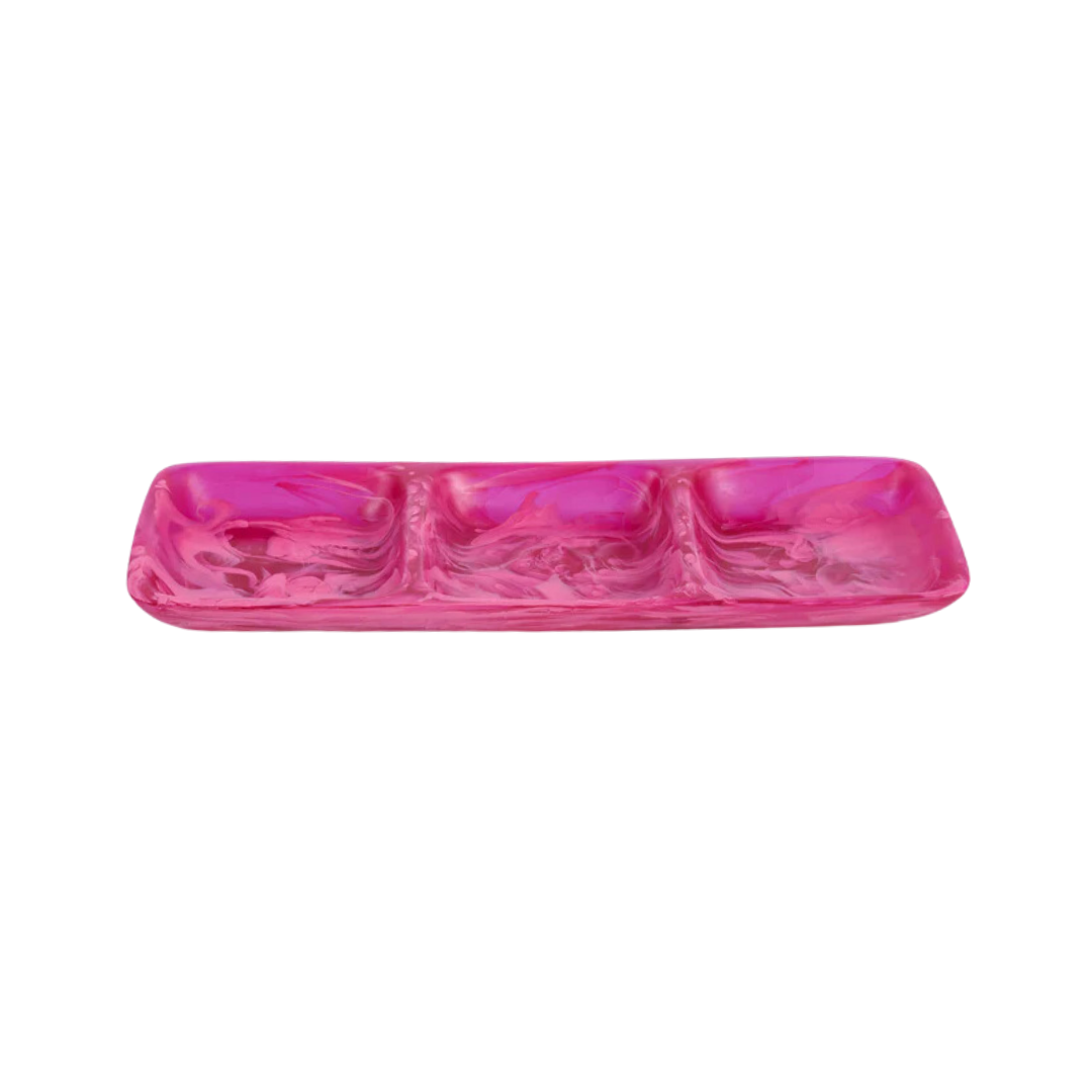 Classic Magenta 3-Section Tray