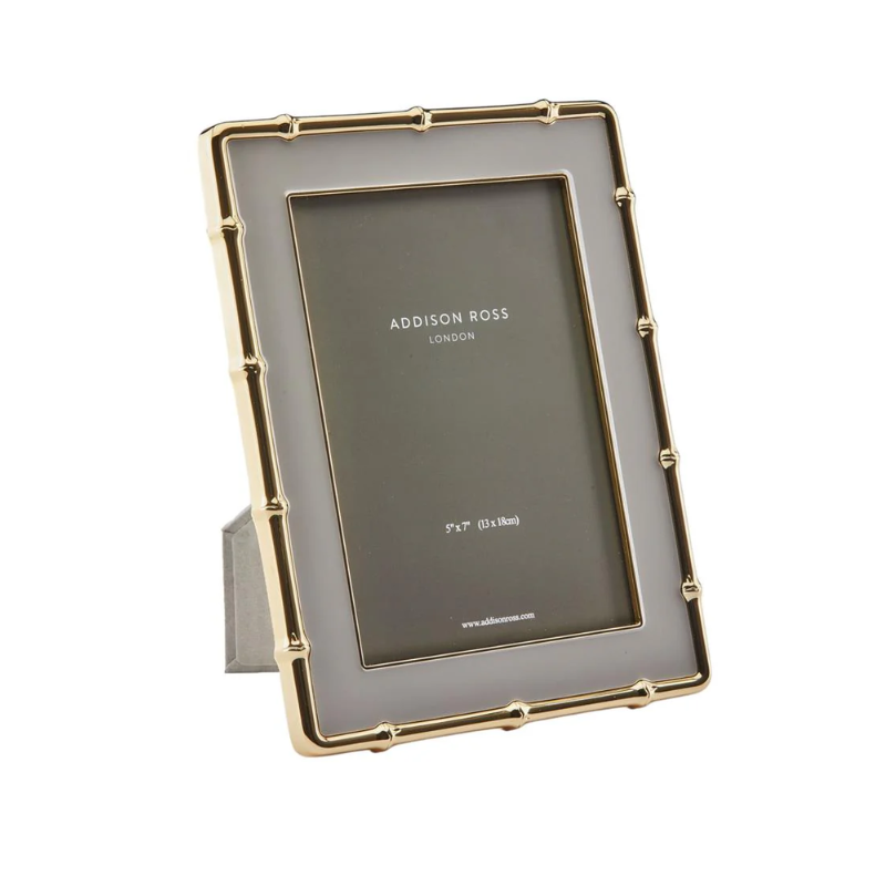 Addison Ross 5x7 Chiffon &amp; Gold Bamboo Frame