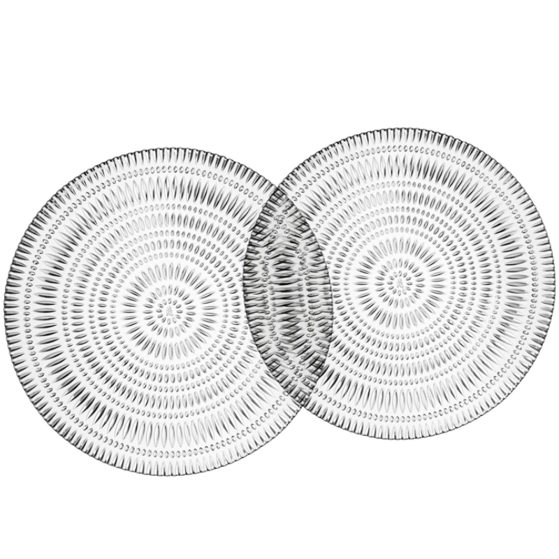 Set of 2 Large Ethno Plates