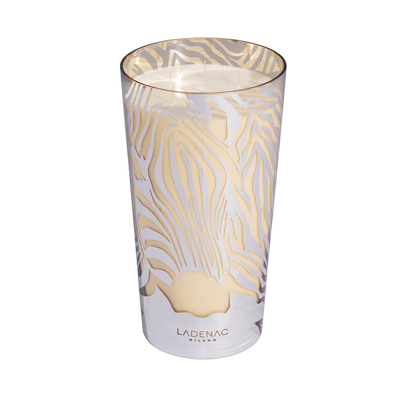 Ladenac Large Africa Zebra Candle