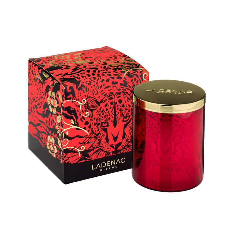 Ladenac Africa Leopard Candle
