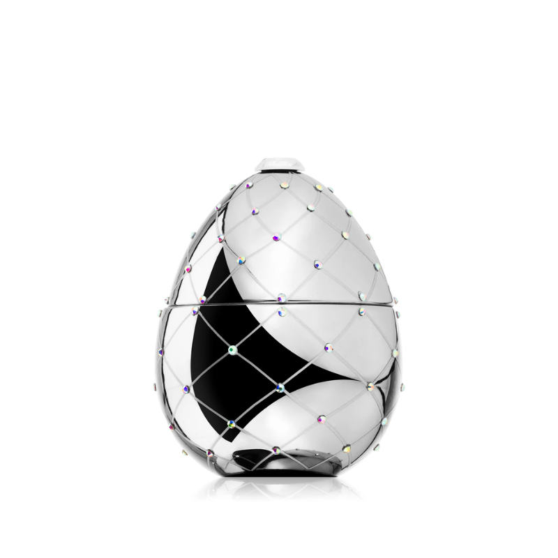 Ladenac Bois de Russie Silver Egg Candle