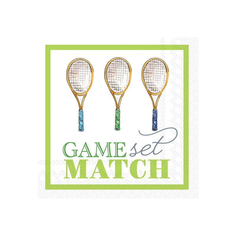 Game Set Cocktail Napkins