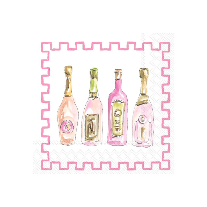 Pink Champagne Cocktail Napkins