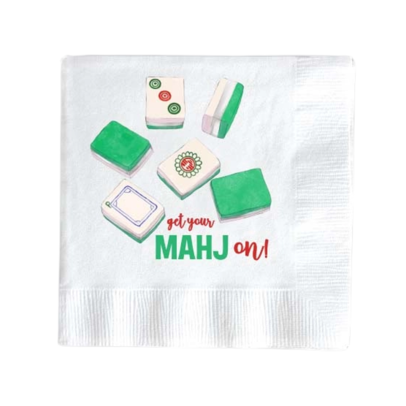 Get Your Mahj On Cocktail Napkins