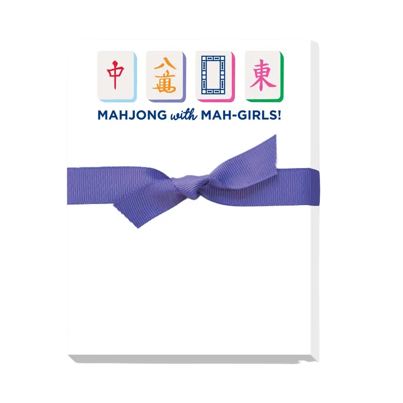 Mahjong With Mah-Girls Mini Notepad