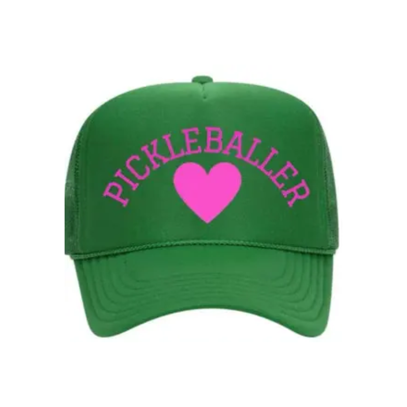 Green Pickleballer Trucker Hat