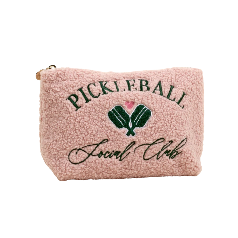 Pickelball Social Club Teddy Pouch
