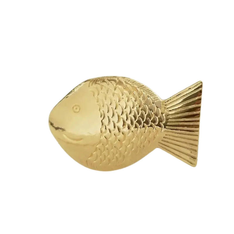 Set of 4 Fish Metal Napkin Rings