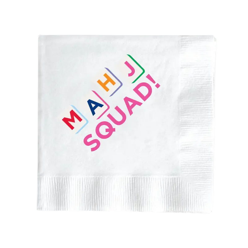 Mahjong Squad Cocktail Napkins