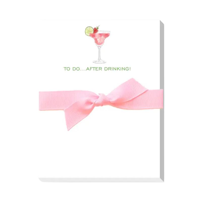 To Do After Drinking Mini Notepad