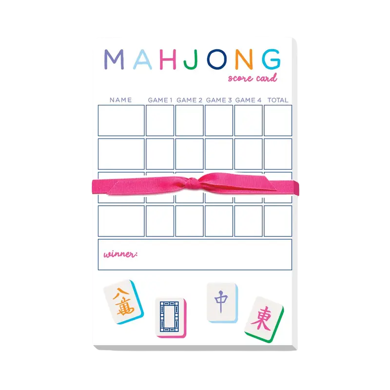 Mahjong Scoring Notepad