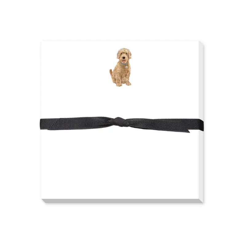 Micro Mini Goldendoodle Notepad