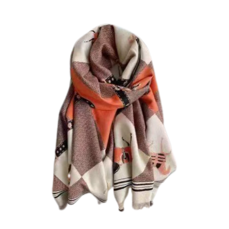 Orange Multi Scarf