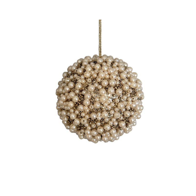Large Gold Pearls Ornament