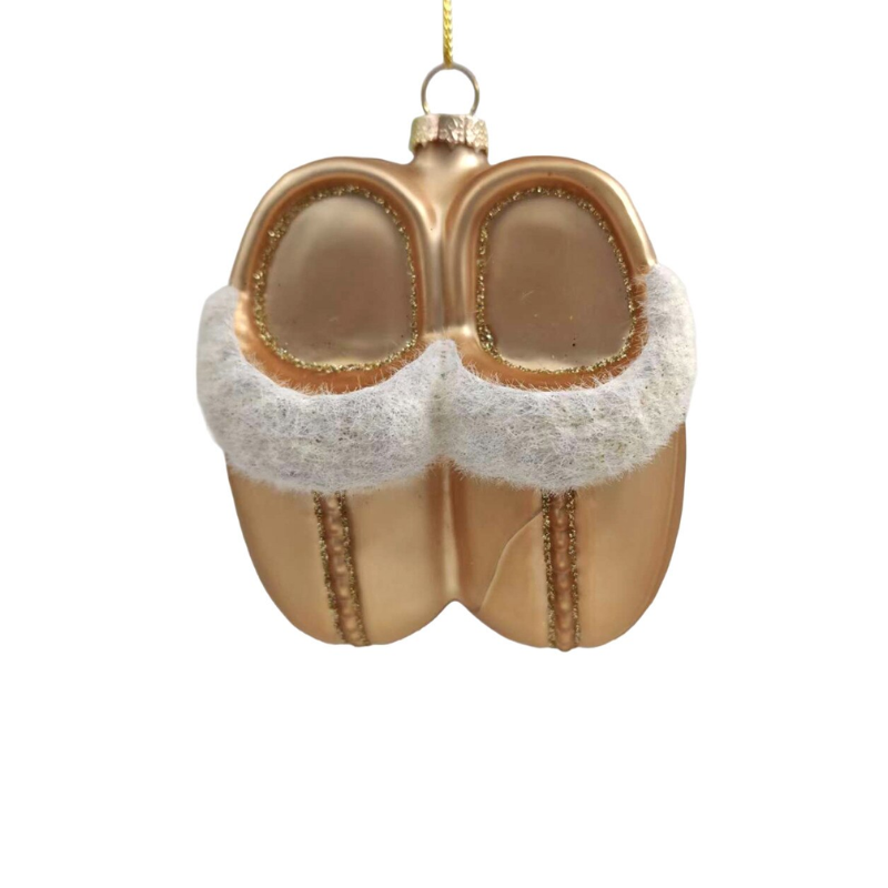 Cozy Winter Slippers Ornament