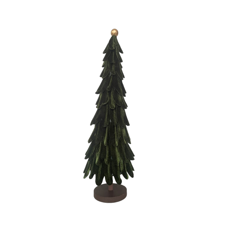 Velvet Medium Green Tree