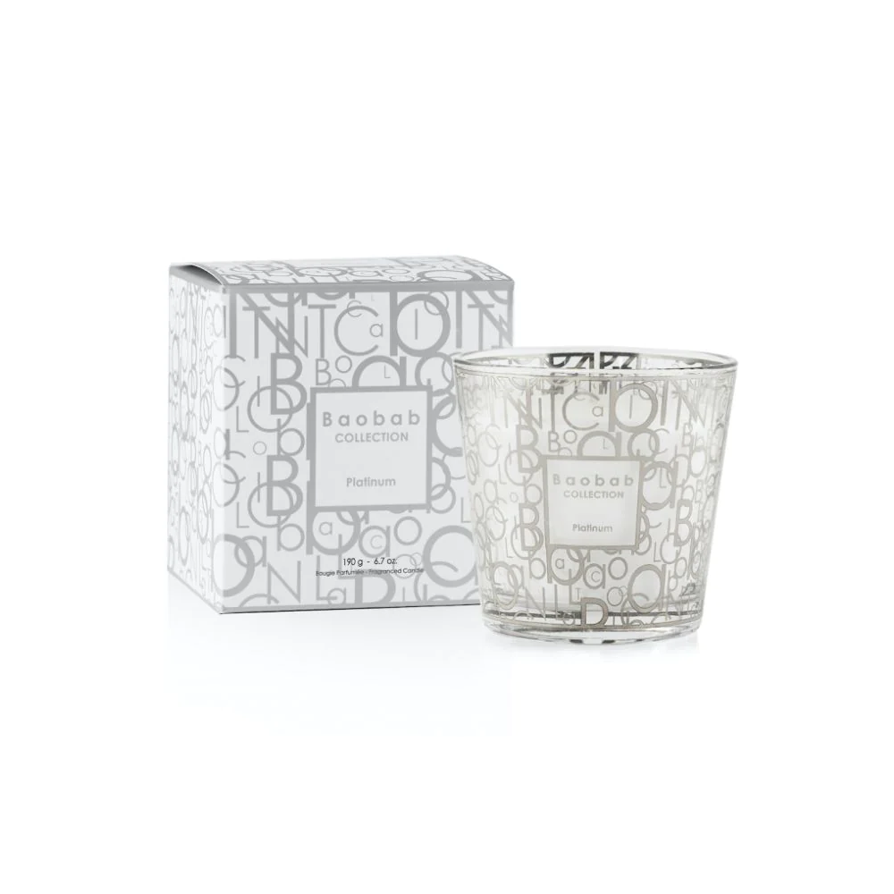 Baobab Collection Platinum Extra Small Candle