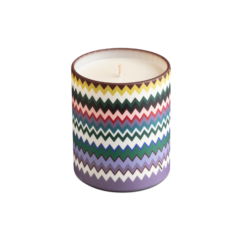 Missoni Multicolor Micro Zigzag Candle