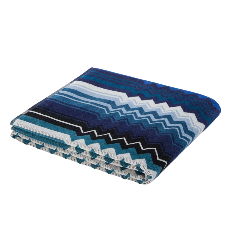 Missoni Giacomo Blue Bath Towel