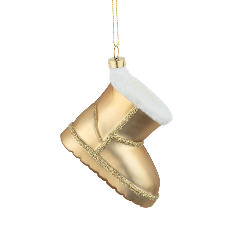 Gold Boot Ornament