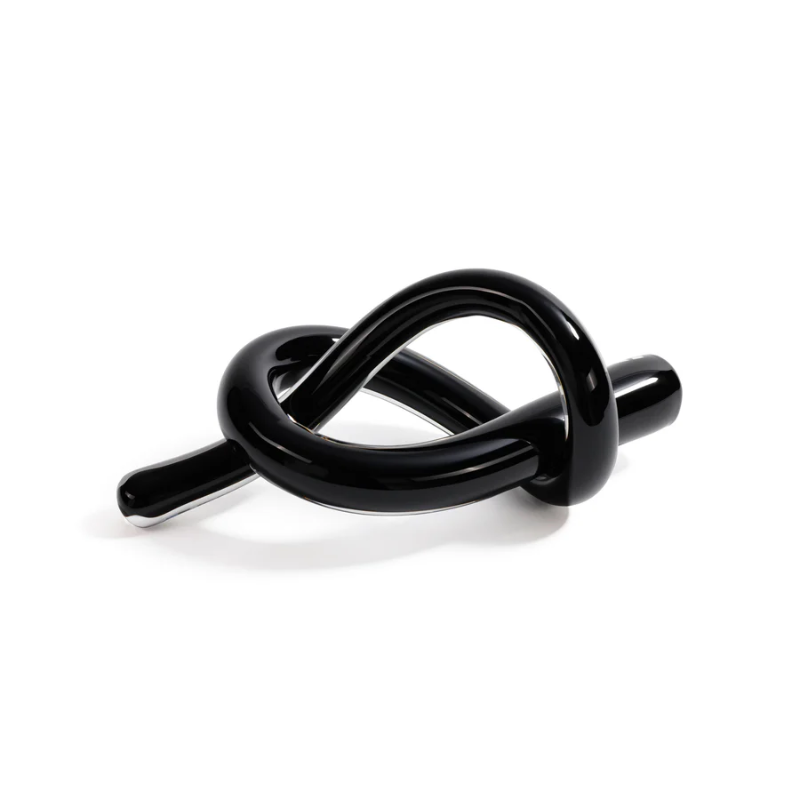 Glass Knot Paperweight