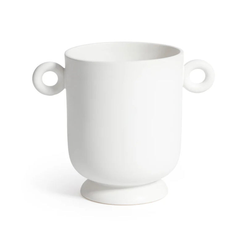 Large Ceramic Loop Handle Planter