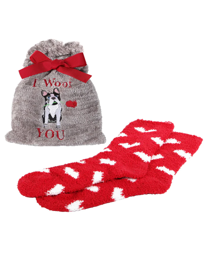 &quot;I Woof You&quot; Socks Gift Set