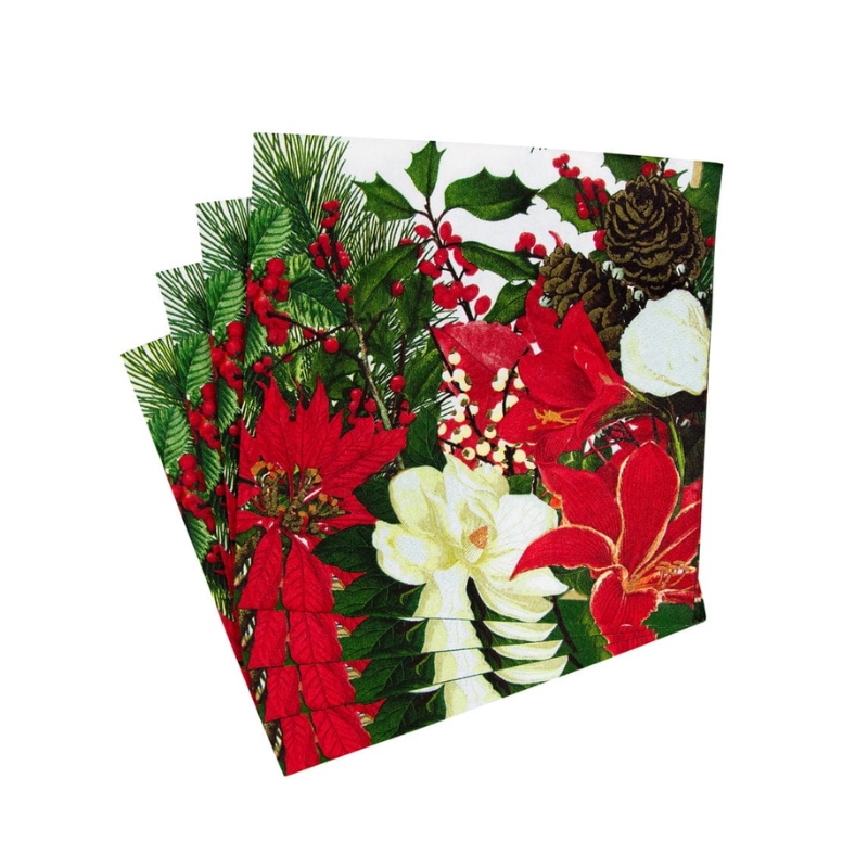 Christmas Garden Luncheon Napkins