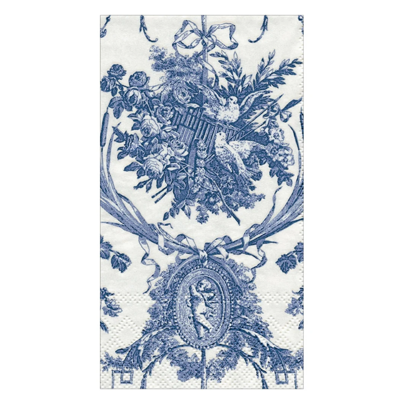 Blue Romantic Toile Guest Napkins