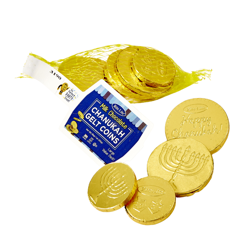 Gelt Milk Chocolate Coins Bag