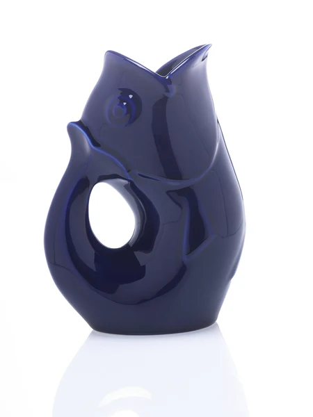 Medium Gurgle Pot Cobalt