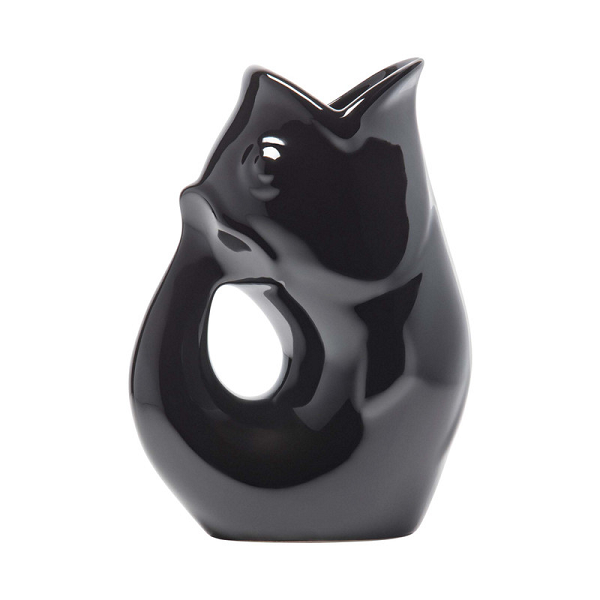 Large Gurgle Pot Black