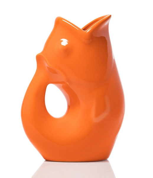 Medium Gurgle Pot Tangerine