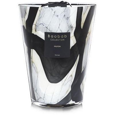 Baobab Collection - Large Stones Marble Candle - Boutique Marie Dumas