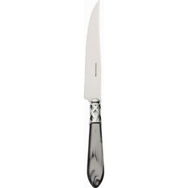 Bugatti Aladdin Grey Chromed Ring Steak Knives Set/6 - Boutique Marie Dumas