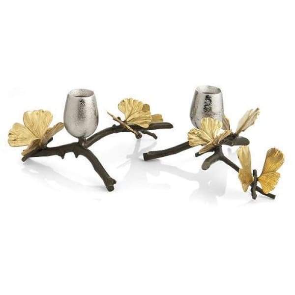 Butterfly Ginkgo Candleholders - Boutique Marie Dumas