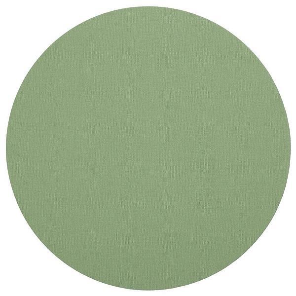 Canvas Round Green Moss Placemat - Boutique Marie Dumas