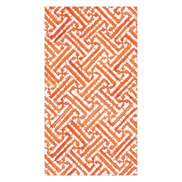 Guest Fretwork Orange Napkins