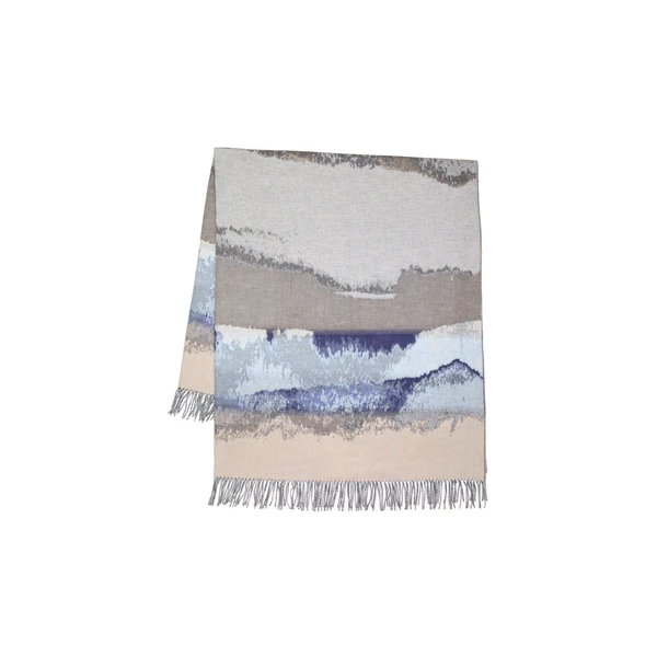 Cashmink Sky Throw Silver