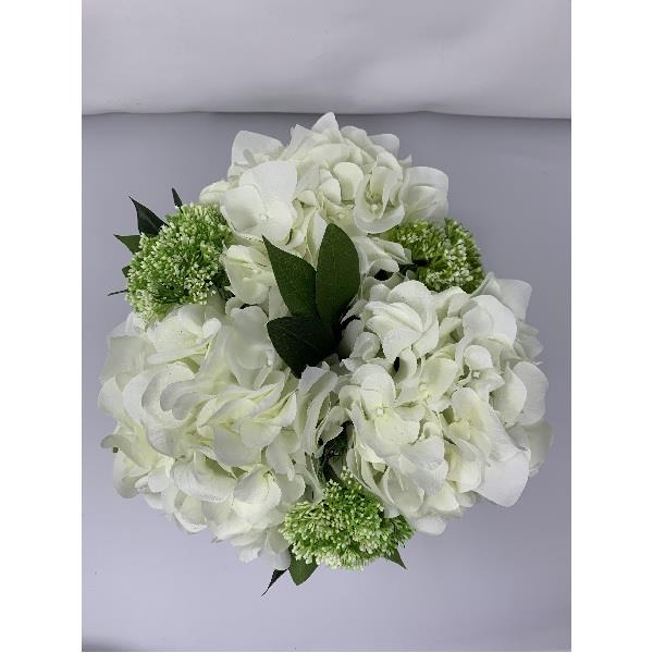 Hydrangea White &amp; Green Arrangement